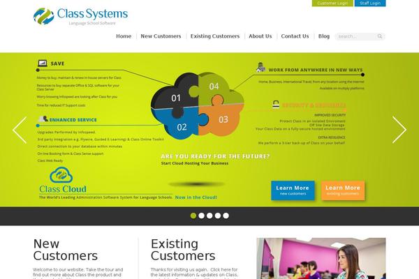 Class theme site design template sample