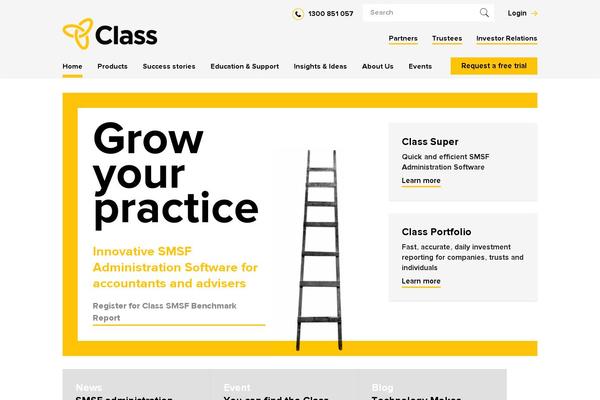 Class theme site design template sample