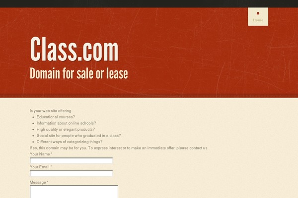 class.com site used Mediaoptions