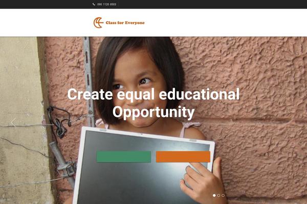 class4every1.jp site used Charity-life-wpl