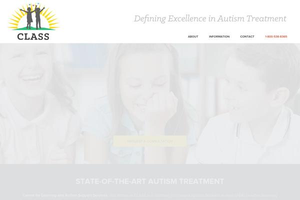 Class theme site design template sample
