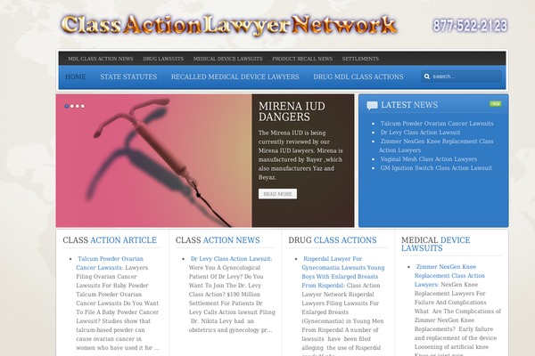 Revista theme site design template sample
