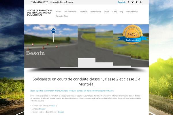 Drivingschool theme site design template sample