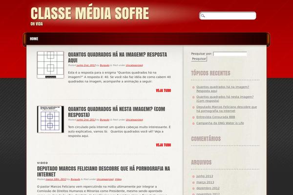 Frantic theme site design template sample