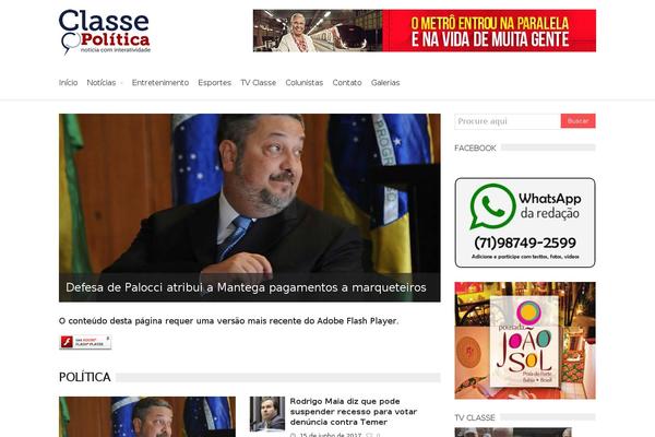 TrendyBlog theme site design template sample
