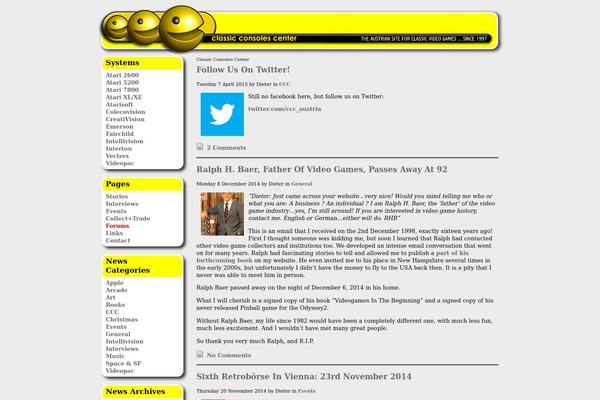Ccc theme site design template sample