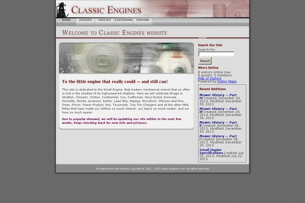 Home theme site design template sample