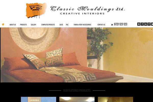 Fame theme site design template sample