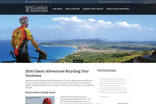 Tour Package theme site design template sample