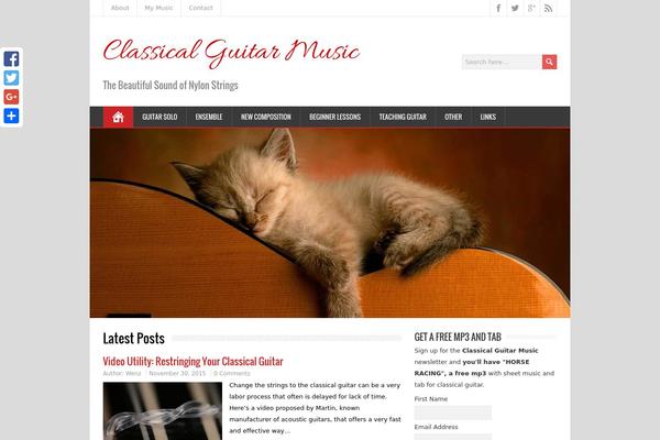 MineZine theme site design template sample