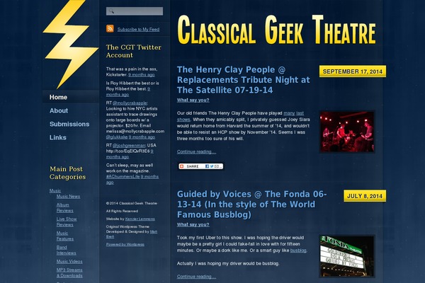 classicalgeektheatre.com site used Varnish