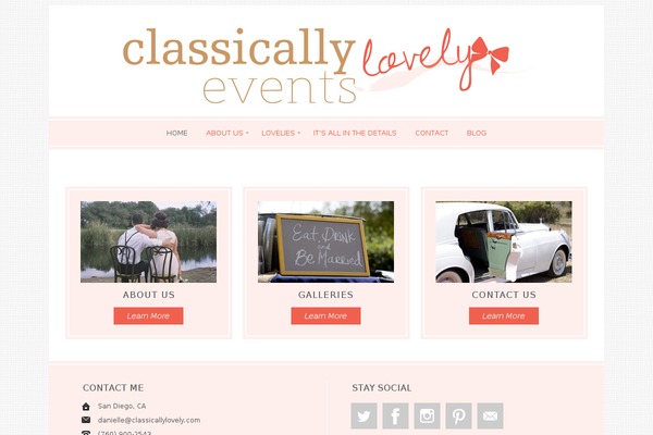 Geraldine theme site design template sample