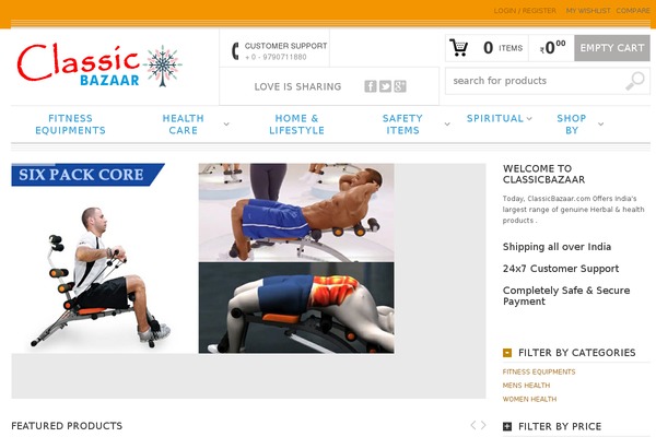 Bazar theme site design template sample