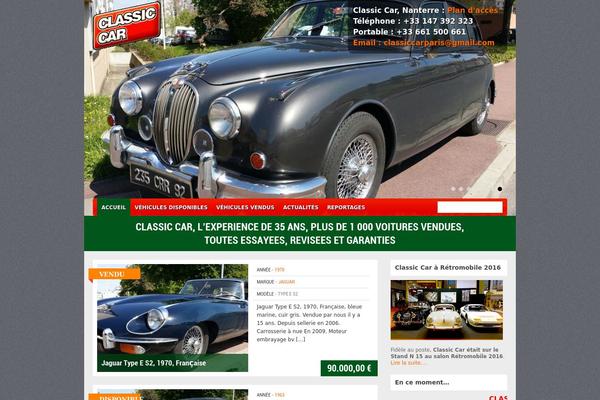 classiccar.fr site used Gears