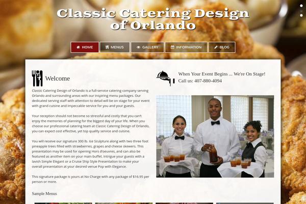 Cooks theme site design template sample