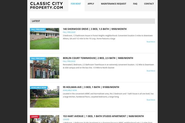 Point theme site design template sample