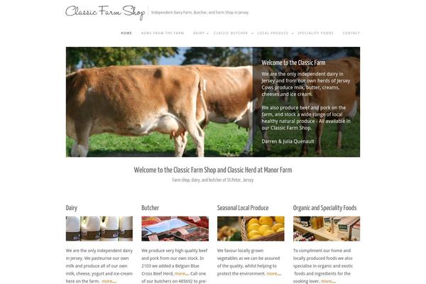 classicfarmshop.com site used Graceful-blog