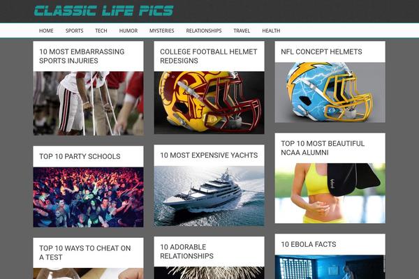 Pravda theme site design template sample