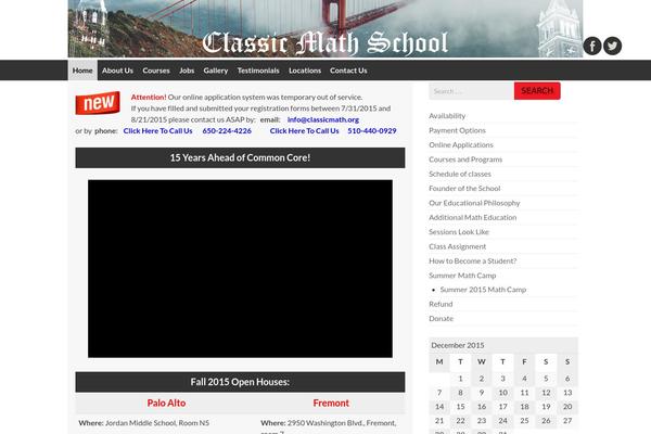 Pluto theme site design template sample