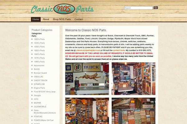 Site using WP eCommerce plugin