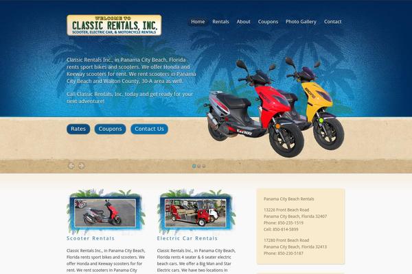 Inspire theme site design template sample