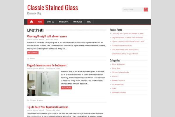 MineZine theme site design template sample