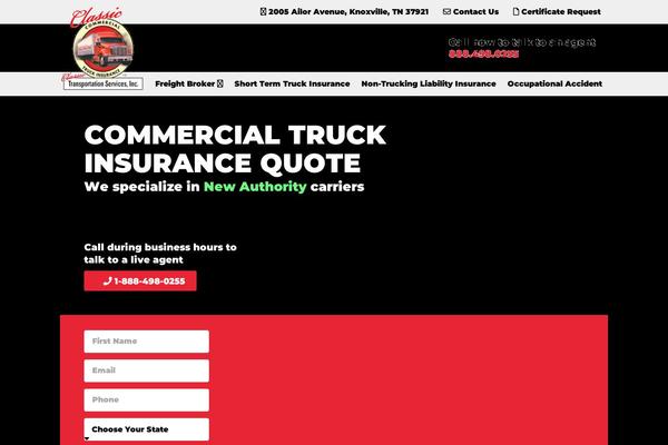 classictruckinsurance.com site used Classictruckinsurance