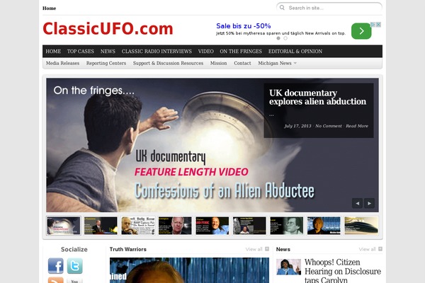 City Desk theme site design template sample