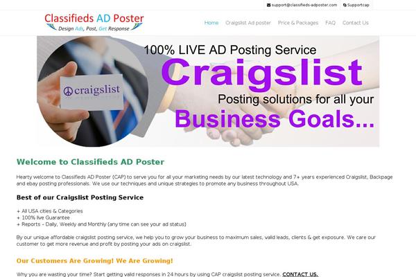 Strata theme site design template sample