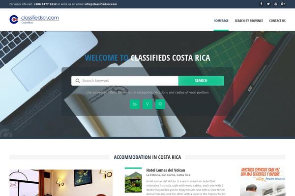 Directory2 theme site design template sample