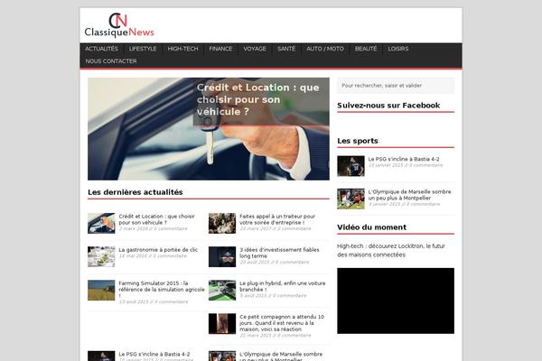 MH Magazine lite theme site design template sample