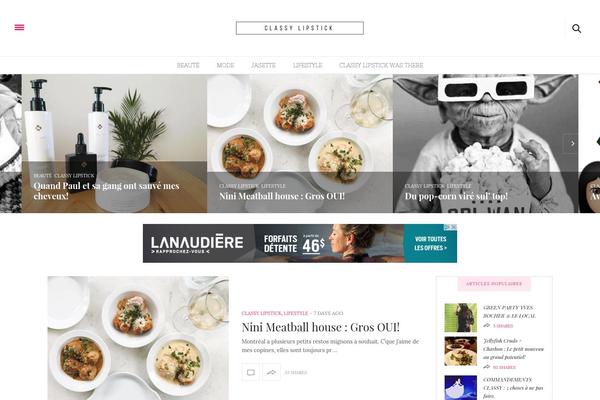 Classy theme site design template sample