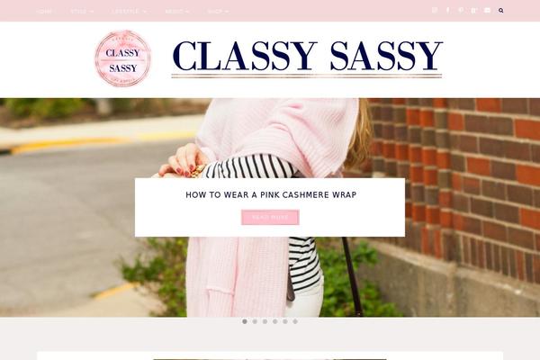 classysassyblog.com site used Nottinghill-wp