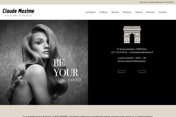Ava theme site design template sample
