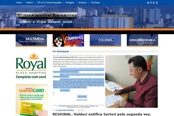 claudemirpereira.com.br site used Claudemir2020