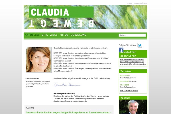 claudia-stamm.de site used Lodestar