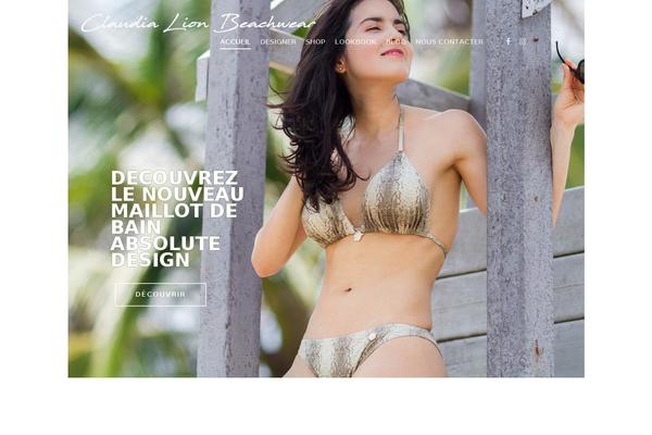 claudialion.com site used Salient-v8.0.15