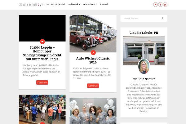 Merapi theme site design template sample