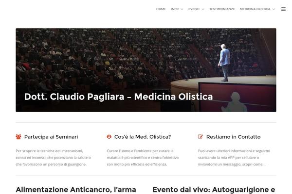 claudiopagliara.com site used Orcatheme