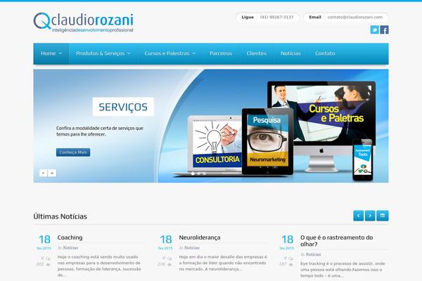 Progress theme site design template sample