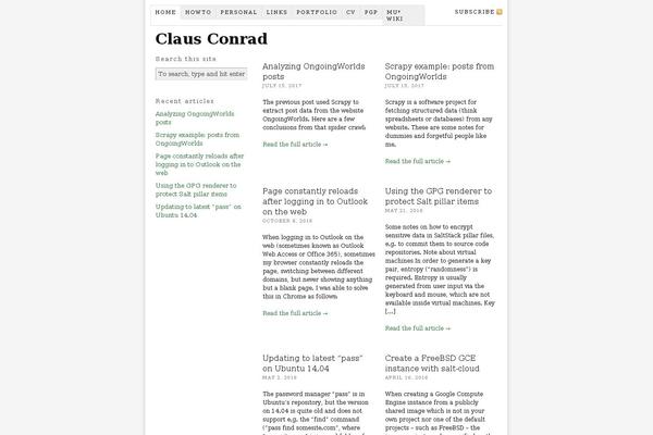 Thesis 1.7 theme site design template sample
