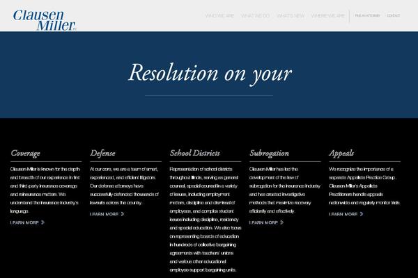 clausen.com site used Clausen