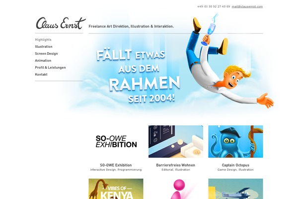 clausernst.com site used Bookcase