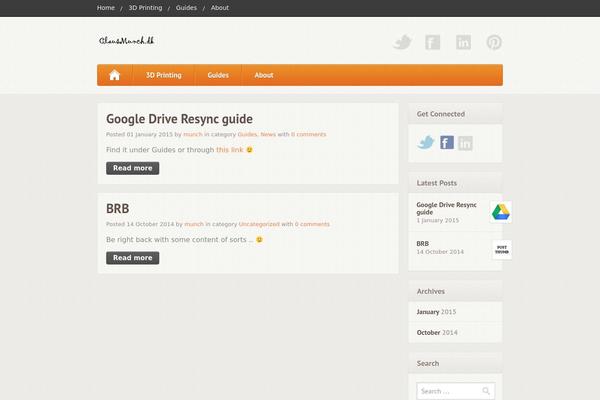clausmunch.dk site used Wp-theme-simplog