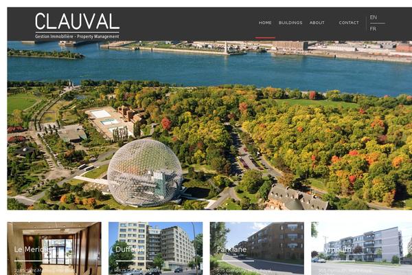 clauval.com site used Thearchitect-wpl