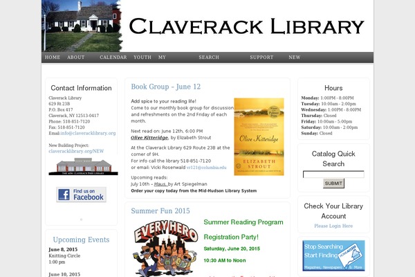 Library_default theme site design template sample