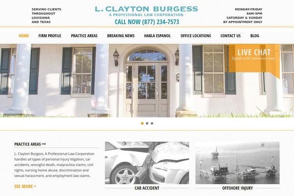 clayburgess.com site used Burgess