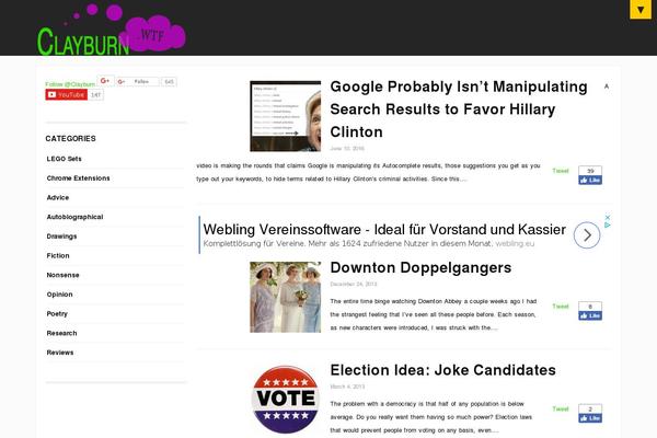 Site using MailChimp Top Bar plugin