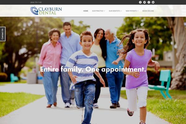 Rockefeller theme site design template sample