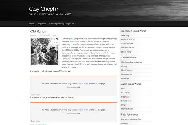 Retina theme site design template sample